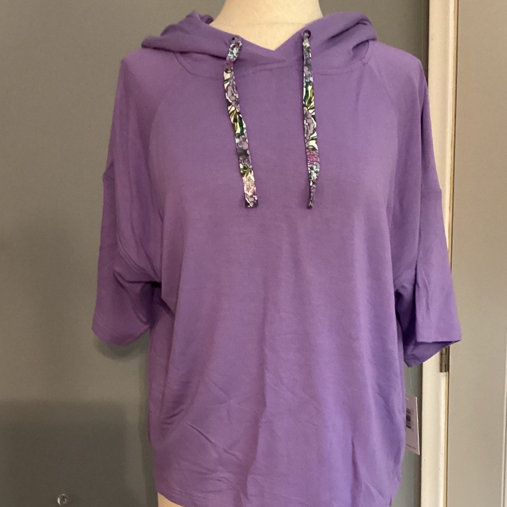 Vera Bradley Amethyst Short Sleeved Pajama Top